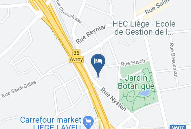 Liege - Red & Breakfast Chambres D'hotes Et Gite Citadin Maps