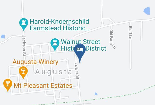 St Charles - Red Brick Inn Of Augusta Bed And Breakfast Maps