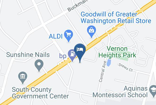 Fairfax - Red Carpet Inn Alexandria Va Maps