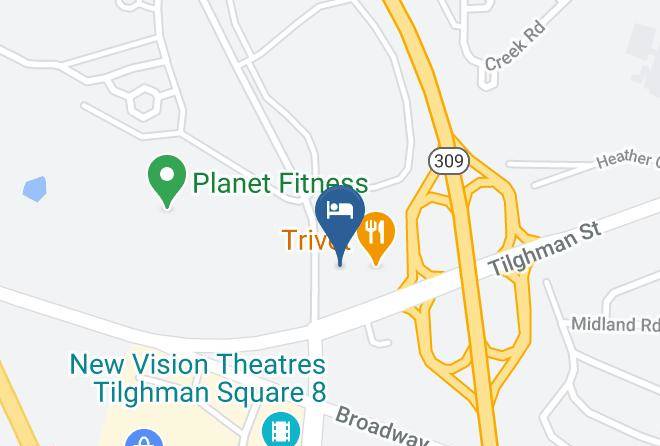 Lehigh - Red Carpet Inn Allentown Pa Maps