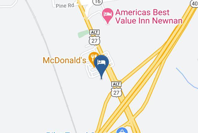 Coweta - Red Carpet Inn And Suites Newnan Ga Maps