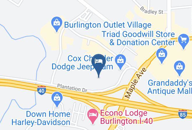 Motel 6 Burlington Nc Map