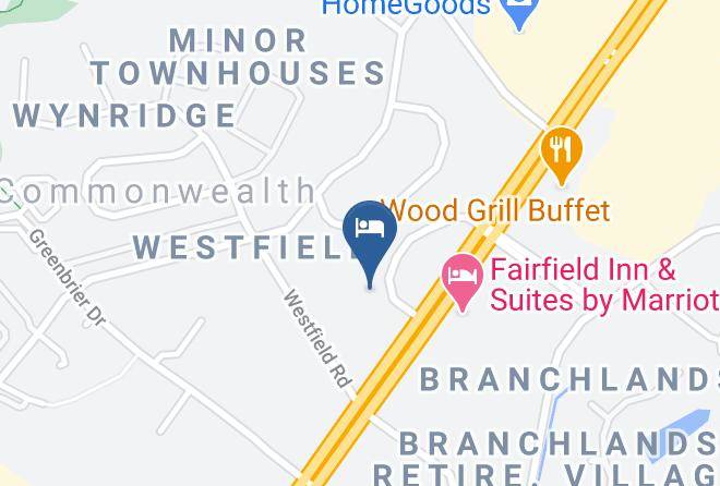 Albemarle - Red Carpet Inn Charlottesville Va Maps