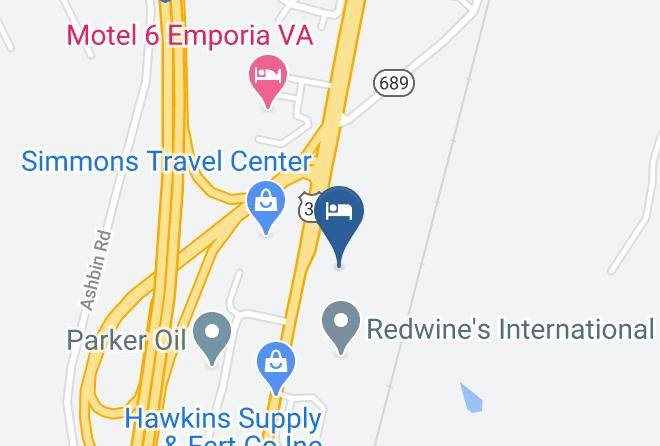 Greensville - Red Carpet Inn Emporia Va Maps