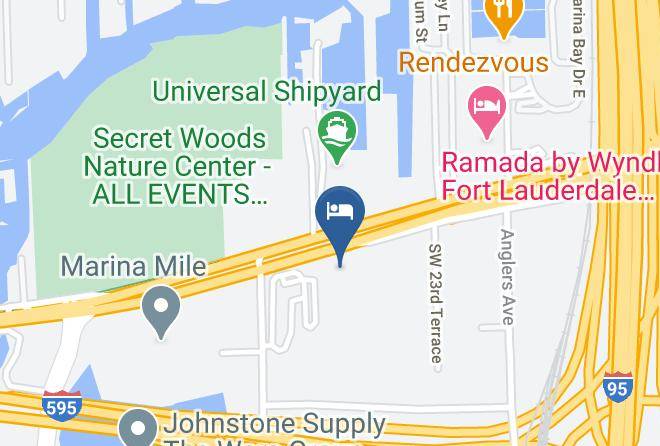 Broward - Red Carpet Inn Fort Lauderdale Maps