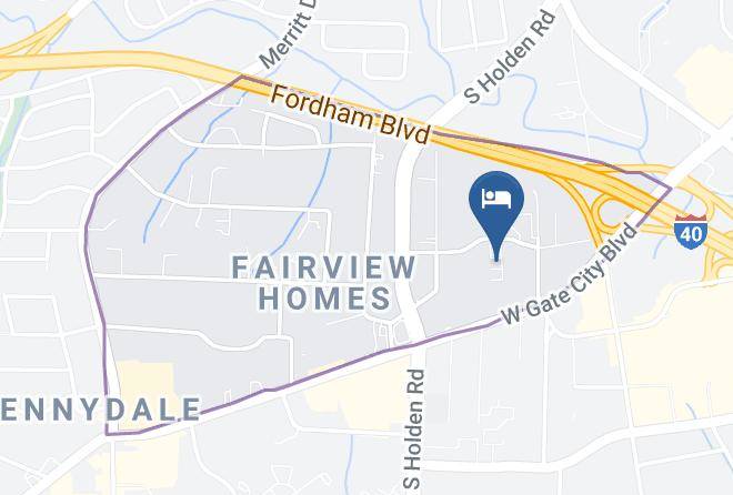 Red Carpet Inn Greensboro Nc Map