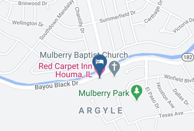 Terrebonne Par - Red Carpet Inn Houma Il Maps