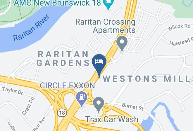 Middlesex - Howard Johnson Express Inn New Brunswick Nj Maps