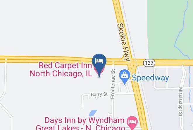 Lake - Red Carpet Inn North Chicago Il Maps