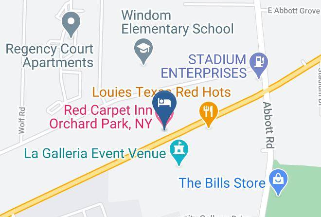 Red Carpet Inn Orchard Park Ny Map