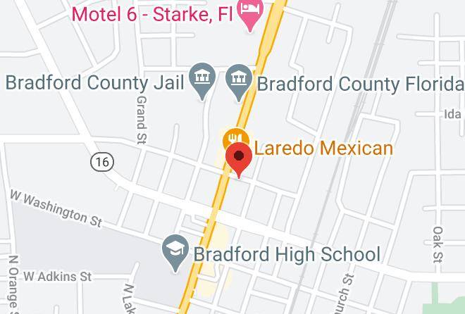 Bradford - Red Carpet Inn Starke Fl Maps