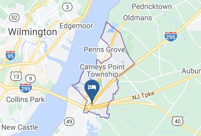 Salem - Red Carpet Inn & Suites Carneys Point Nj Maps