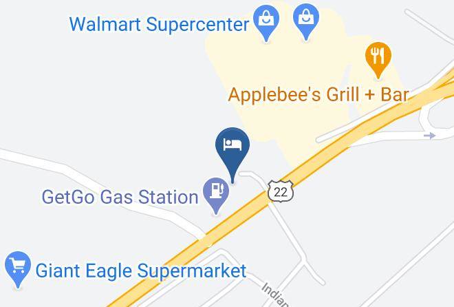 Red Carpet Inn & Suites Ebensburg Pa Map