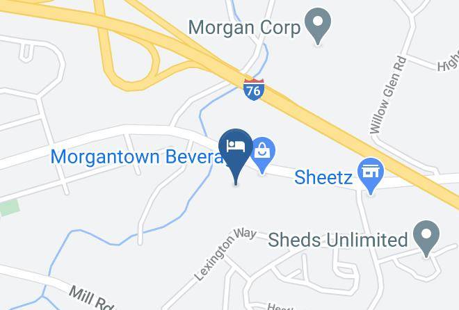 Berks - Red Carpet Inn & Suites Morgantown Pa Maps