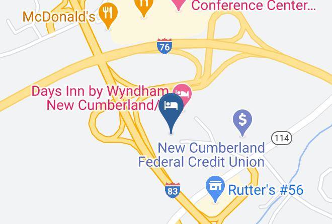York - Red Carpet Inn & Suites New Cumberland Pa Maps