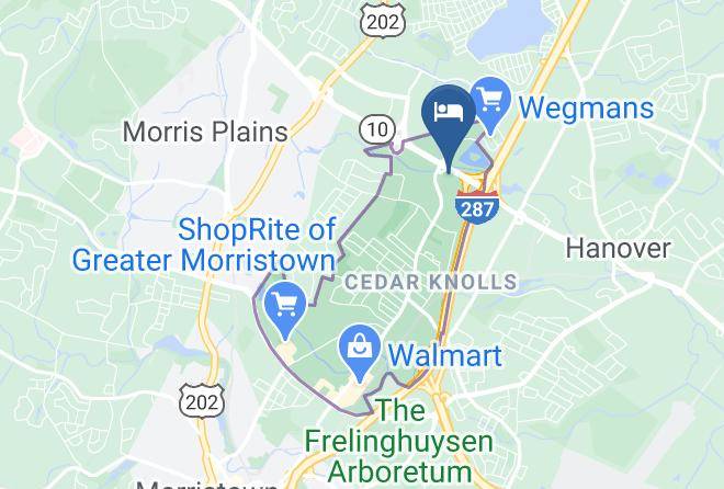 Morris - Red Carpet Inn Whippany Maps