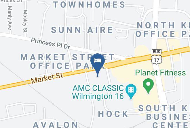 New Hanover - Red Carpet Inn Wilmington Nc Maps