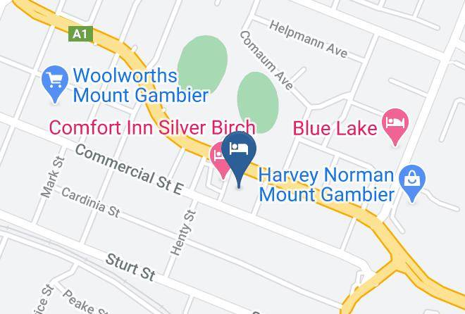 Mount Gambier - Red Carpet Motel Maps