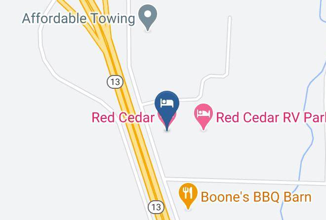 Polk - Red Cedar Motel Maps