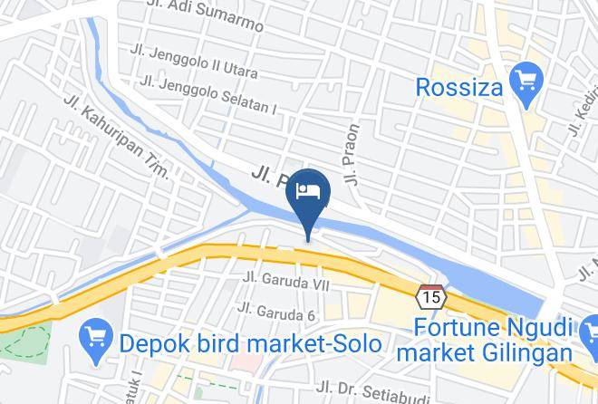 Surakarta - Red Chilies Hotel Maps