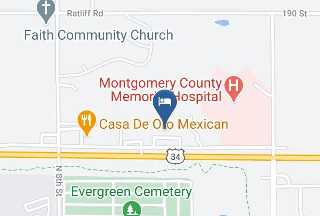 Red Coach Inn & Restaurant Map