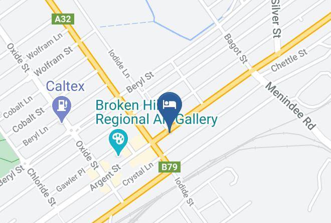 Broken Hill - Red Earth Motel Maps