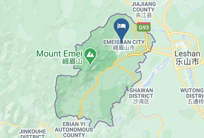 Leshan - Red Flag Hotel Maps