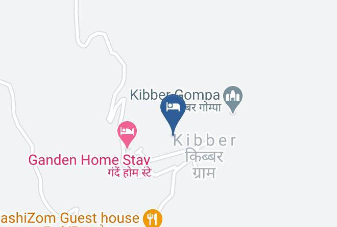Spiti - Red Fox Homestay Kibber Maps