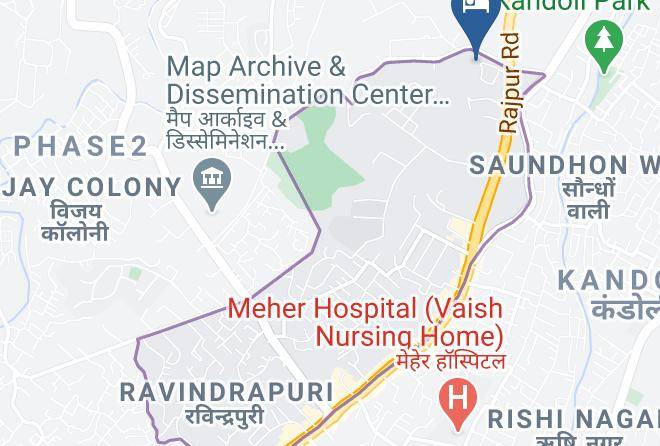 Dehradun - Red Fox Hotel Dehradun Maps