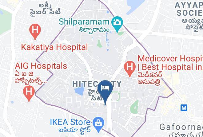Hyderabad - Red Fox Hotel Hyderabad Maps