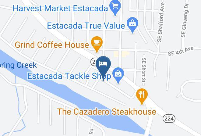 Clackamas - Red Fox Motel Maps