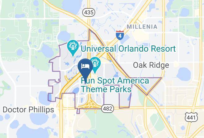 Orange - Quality Inn Orlando International Drive Maps