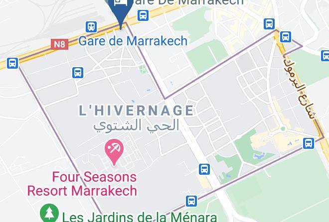 Marrakesh - Red Hotel Marrakech Maps