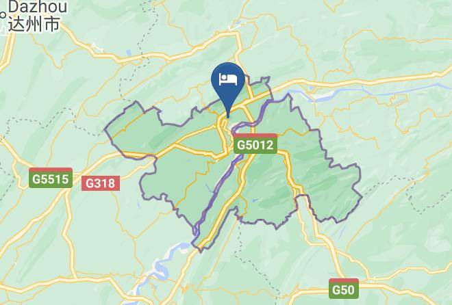 Wanzhou District - Red Hotel Maps