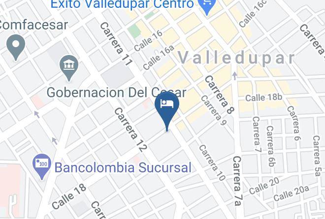 Valledupar - Miembro Sarachuy Red Hotelera Del Cesar Maps