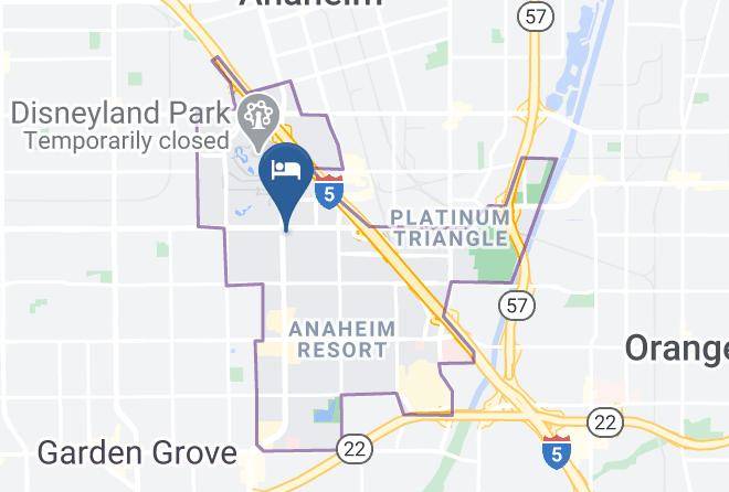 Orange - Red Lion Hotel Anaheim Resort Maps