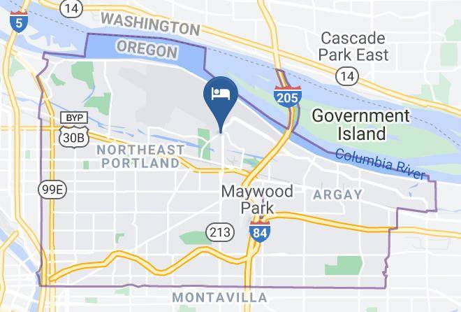 Multnomah - Red Lion Hotel Portland Airport Maps