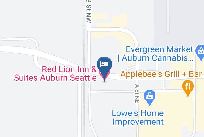 King - Red Lion Inn & Suites Auburn Seattle Maps