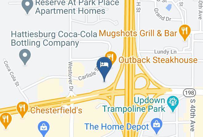 Lamar - Red Lion Inn & Suites Hattiesburg Maps