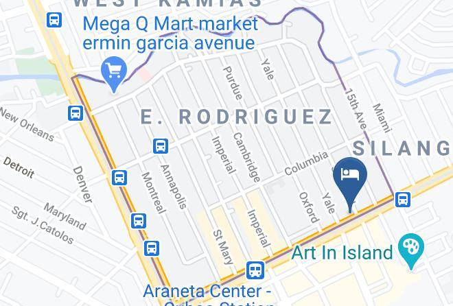Metro Manila - Red Planet Aurora Boulevard Maps