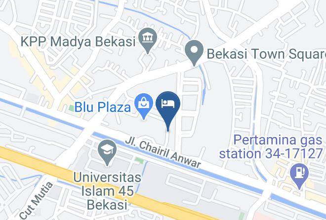 Kota Bekasi - Red Planet Bekasi Maps