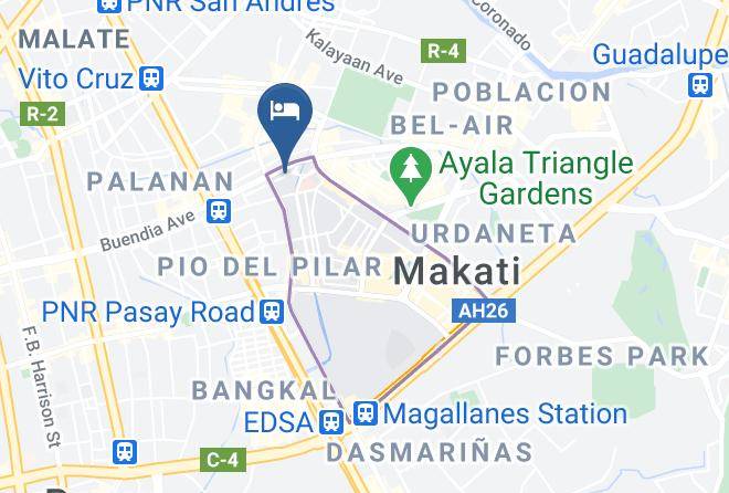 Metro Manila - Red Planet Manila Amorsolo Maps