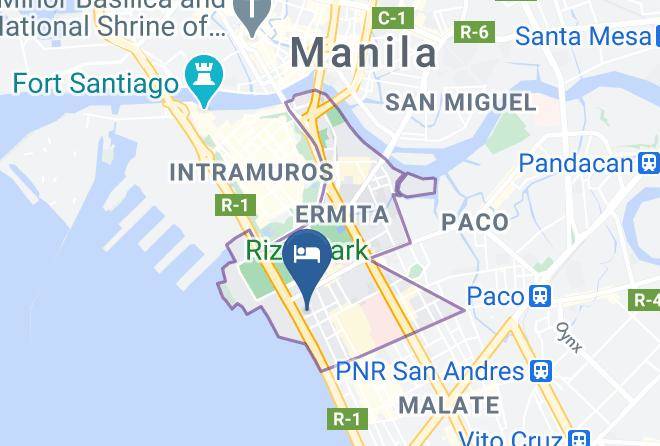 Red Planet Manila Bay Map