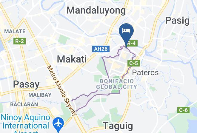 Metro Manila - Red Planet Manila The Fort Maps