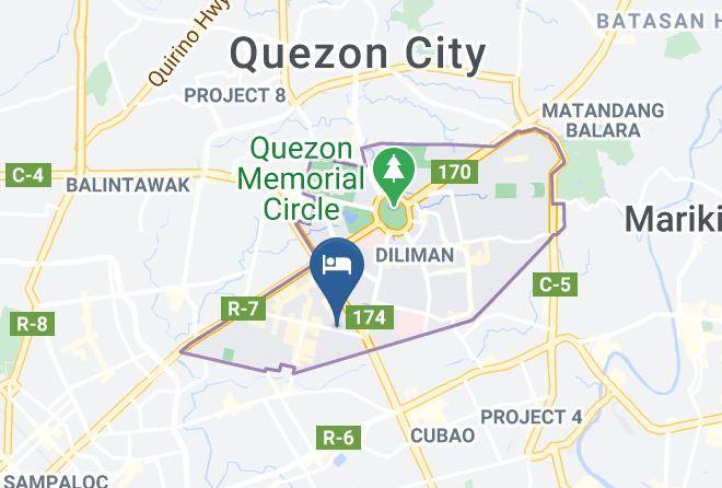 Metro Manila - Red Planet Quezon Timog Maps