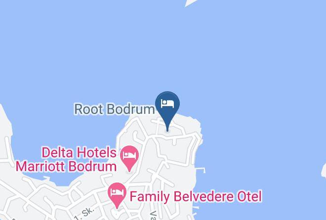 Bodrum - Red Rock Hotel & Suites By Selvese Maps