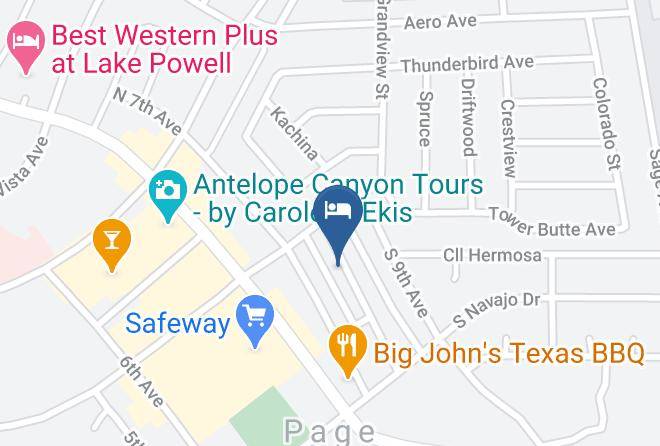 Coconino - Red Rock Motel Maps