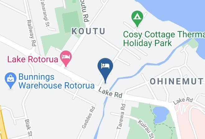 Rotorua - Red Rock Thermal Motel Maps