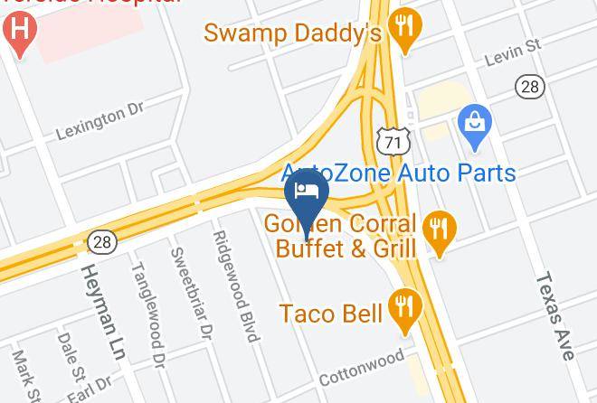 Rapides Par - Red Roof Inn Alexandria La Maps
