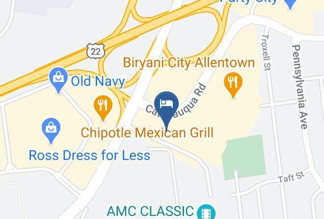 Lehigh - Red Roof Inn Allentown Airport Maps